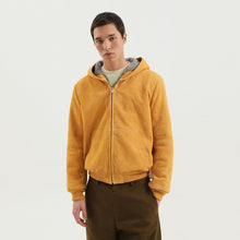  1989 STUDIO Yellow suede hoodie