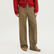  1989 STUDIO Olive green straight leg wool pants