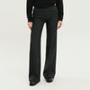 1989 STUDIO High-waisted dark green bell-bottom pants