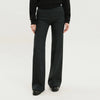 1989 STUDIO High-waisted dark green bell-bottom pants