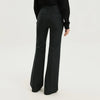 1989 STUDIO High-waisted dark green bell-bottom pants