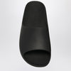 The Row Black Ama rubber slide sandal