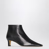The Row Black Carla 45 ankle boots in leather