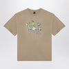 Brain Dead Beige cotton T-shirt with print