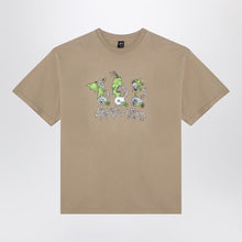  Brain Dead Beige cotton T-shirt with print