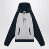 Brain Dead Light grey/navy blue hoodie