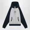 Brain Dead Light grey/navy blue hoodie