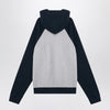 Brain Dead Light grey/navy blue hoodie