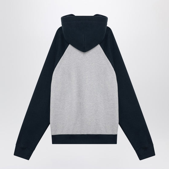 Brain Dead Light grey/navy blue hoodie