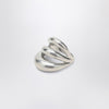Panconesi Triptych Blow Up silver ring
