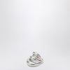 Panconesi Triptych Blow Up silver ring