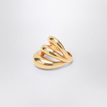  Panconesi Triptych Blow Up gold ring