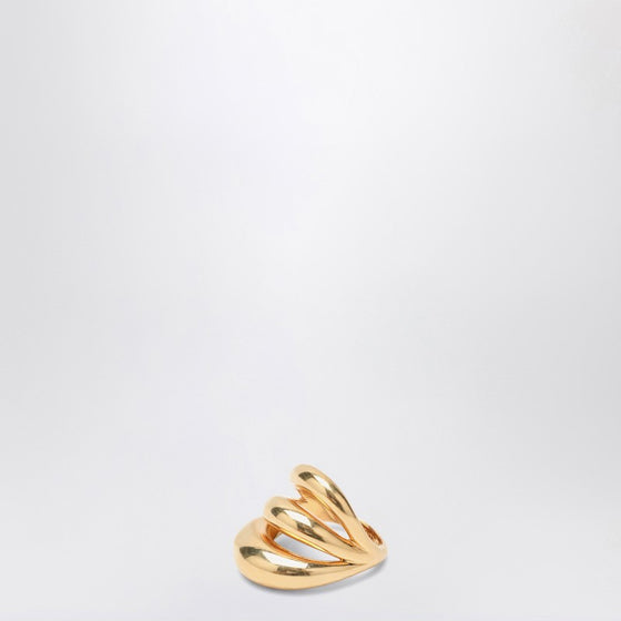 Panconesi Triptych Blow Up gold ring