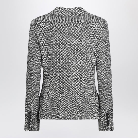 Dolce & Gabbana Dolce&Gabbana Single-breasted speckled wool-blend jacket