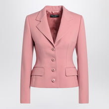  Dolce & Gabbana Dolce&Gabbana Single-breasted pink wool jacket