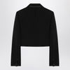 Dolce & Gabbana Dolce&Gabbana Cropped double-breasted black jacket