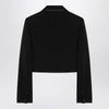Dolce & Gabbana Dolce&Gabbana Cropped double-breasted black jacket