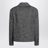 Dolce & Gabbana Dolce&Gabbana Dark grey short oversized striped jacket