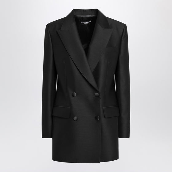 Dolce & Gabbana Dolce&Gabbana black double-breasted wool jacket