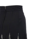 Dolce & Gabbana Charmeuse Skirt With Lace