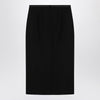 Dolce & Gabbana Dolce&Gabbana Black pencil skirt in wool crêpe