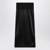 Dolce & Gabbana Dolce&Gabbana Black midi skirt with corset belt