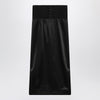 Dolce & Gabbana Dolce&Gabbana Black midi skirt with corset belt