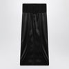 Dolce & Gabbana Dolce&Gabbana Black midi skirt with corset belt