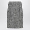 Dolce & Gabbana Dolce&Gabbana Pencil skirt in speckled wool blend