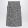 Dolce & Gabbana Dolce&Gabbana Pencil skirt in speckled wool blend