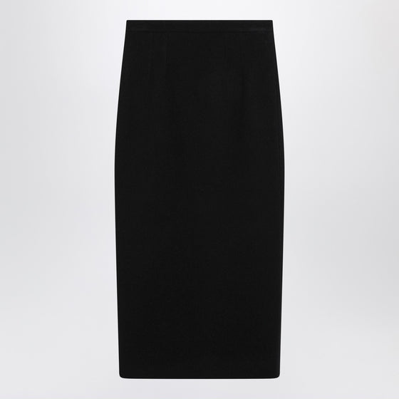 Dolce & Gabbana Dolce&Gabbana Black wool cloth pencil skirt
