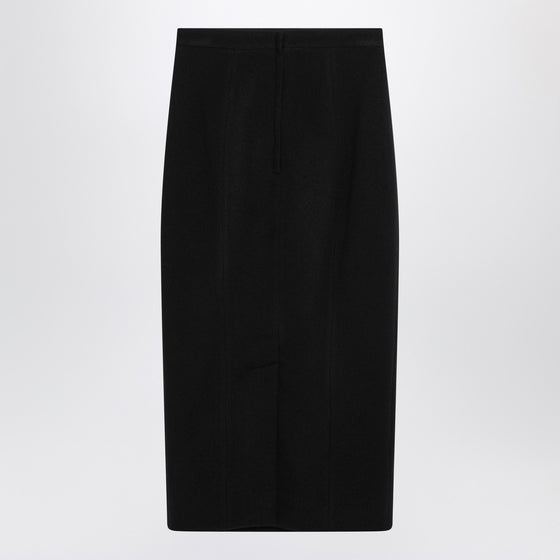 Dolce & Gabbana Dolce&Gabbana Black wool cloth pencil skirt
