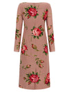 Dolce & Gabbana Bouquet Rose Dress