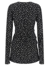 Dolce & Gabbana Black Flower Dress