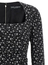 Dolce & Gabbana Black Flower Dress