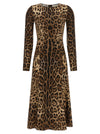 Dolce & Gabbana Animal Print Dress