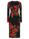 Dolce & Gabbana Rose Longuette Dress