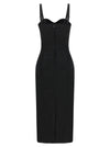 Dolce & Gabbana Black Sicily Bra Corset Dress