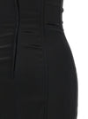 Dolce & Gabbana Black Sicily Bra Corset Dress