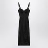 Dolce & Gabbana Dolce&Gabbana Black satin bustier dress