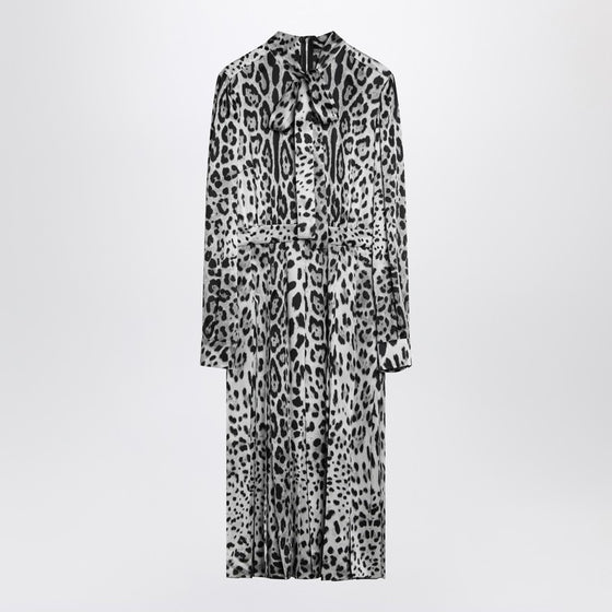 Dolce & Gabbana Dolce&Gabbana Leopard print silk longuette dress