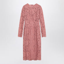  Dolce & Gabbana Dolce&Gabbana Pink lace tube longuette dress