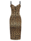 Dolce & Gabbana Animal-print Corset Dress