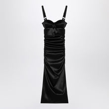  Dolce & Gabbana Dolce&Gabbana Draped black dress with bra detail