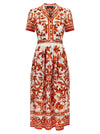 Dolce & Gabbana Maiolica Print Dress