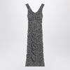 Dolce & Gabbana Dolce&Gabbana Diagonal print dress in silk blend