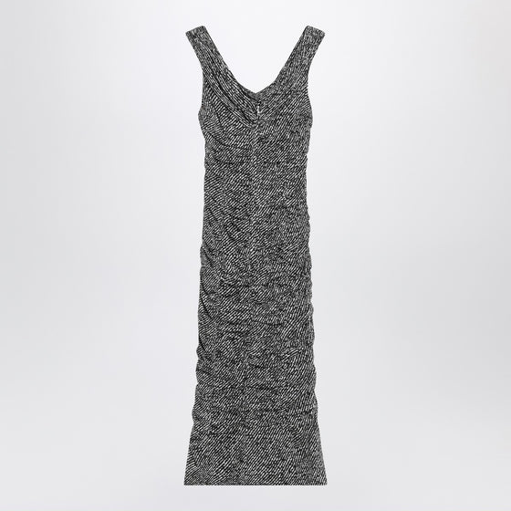 Dolce & Gabbana Dolce&Gabbana Diagonal print dress in silk blend