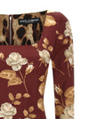 Dolce & Gabbana Rose Print Dress
