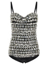 Dolce & Gabbana Crystal Bodysuit