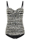 Dolce & Gabbana Crystal Bodysuit